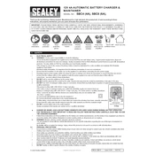 Sealey SBC6(6A) Charger manual cover