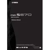 Yamaha PSR-S670 Keyboard