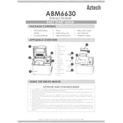 Aztech ABM6630 Bread Maker manual cover