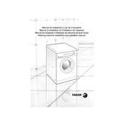 Fagor FF-6214 Washing Machine manual cover