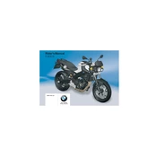 BMW F 800 R 2009 Motorcycle manual cover