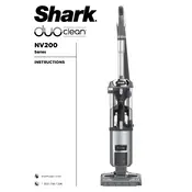 Shark DuoClean NV200 Vacuum manual cover