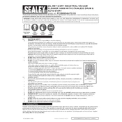 Sealey PC200SDAUTO.V3 Vacuum manual cover