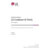 LG HU70LA HU70LA.AUS Projector manual cover