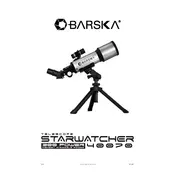 Barska Starwatcher 40070 AE10100 Telescope manual cover