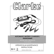 Clarke 6267020 CB09-6 12 Automatic Battery Charger manual cover