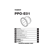 Olympus PPO-E01 manual cover