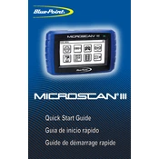 Snap-on Microscan 3 Scanner manual cover