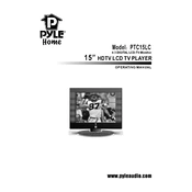 Pyle PTC15LC TV manual cover