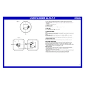 Casio IQ-56 Clock manual cover