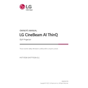 LG HU715QW HU715QW.AUS Projector manual cover