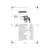 Metabo BE 710 Drill manual cover