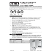 Sealey TP6905.V2 Extractor manual cover