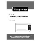 Magic Chef MCD1110SB Microwave manual cover