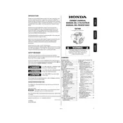 Honda GX100 2021 Engine manual cover