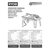 Ryobi A25RT03 Router manual cover