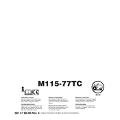 McCulloch M115-77TC manual cover