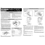 Yamaha NS-C300 Speaker manual cover