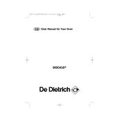 De Dietrich DOC410XA1 Oven manual cover