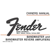 Fender Bandmaster Reverb 1975 Amplifier manual cover