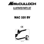 McCulloch MAC 320 BV manual cover