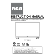 RCA RTDVD2405 TV manual cover