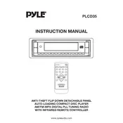 Pyle PLCD35 CD Player manual cover