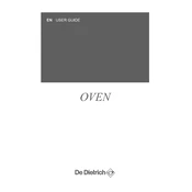 De Dietrich DOP7574A Oven manual cover