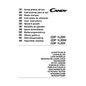 Candy CDP 1L39S manual cover