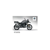 BMW R 1250GS 2018 Motorcycle manual cover