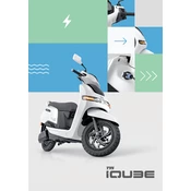 TVS iQube Scooter manual cover