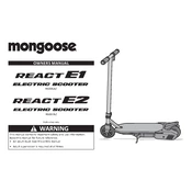 Mongoose React E1 R6006AZ Scooter manual cover