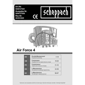 Scheppach Air Force 4 5906137901 Compressor manual cover