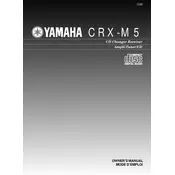 Yamaha CRX-M5 Receiver manual cover