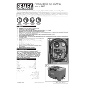 Sealey D400T Tank manual cover