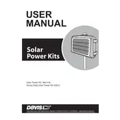 Davis 6612 Solar Power Kit manual cover