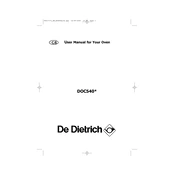 De Dietrich DOC540XA1 Oven manual cover