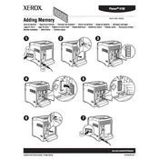 Xerox Phaser 6180 Adding Memory Printer manual cover