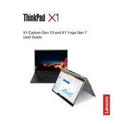 Lenovo ThinkPad X1 Carbon Gen 10 Laptop manual cover