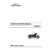 Moto Guzzi Audace Motorcycle manual cover