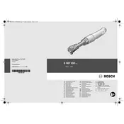 Bosch 0 607 450 794 Wrench manual cover