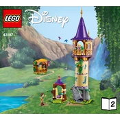 LEGO Rapunzel 43187-2 Construction Set manual cover