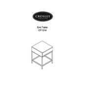 Crosley CF1314 Table manual cover