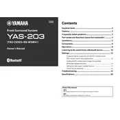 Yamaha NS-WSW41 Soundbar manual cover