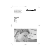 Brandt FE600XS1 Oven manual cover