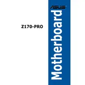 ASUS Z170-PRO Motherboard manual cover