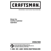 Craftsman CMEBL7000 Blower manual cover