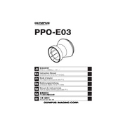 Olympus PPO-E03 manual cover