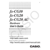 Casio fx-CG10 Hardware Calculator manual cover