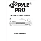 Pyle PT600A Amplifier manual cover